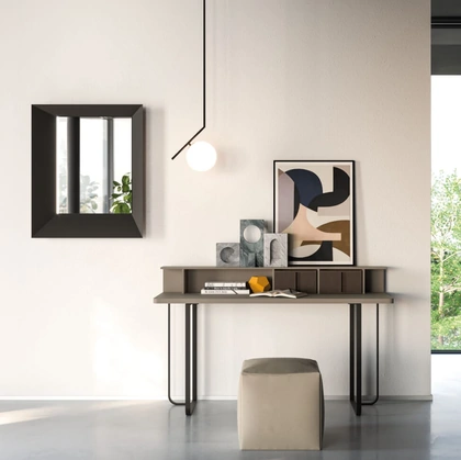 Specchio con cornice in metallo Diama di Orme