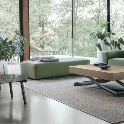 Tavolino trasformabile Dione Wood di Target Point