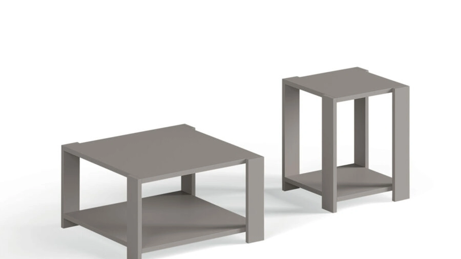 Tavolino moderno laccato opaco Dora di Orme