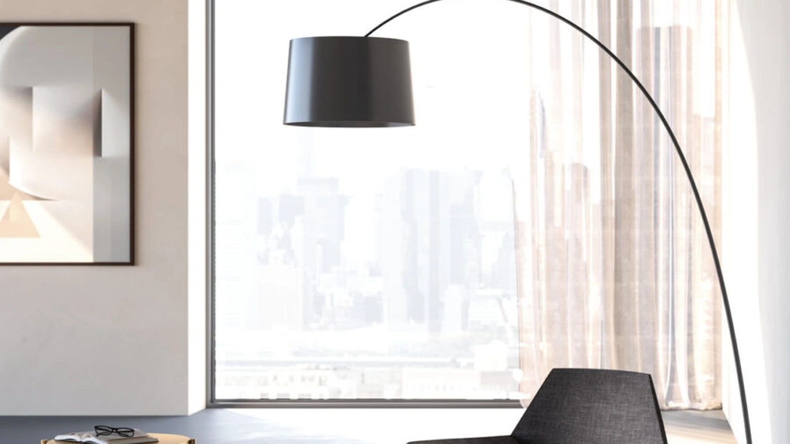 Tavolino rotondo laccato Cumino Iris di Orme