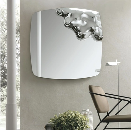 Specchiera in vetro curvato Horus di Target Point