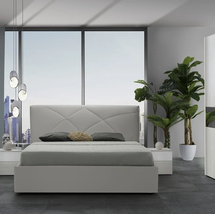 Armadio Bedroom Jennifer in legno con specchi di Imba Srl