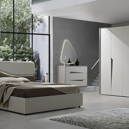 Armadio con ante battenti Bedroom Emily in laccato opaco di Imba Srl