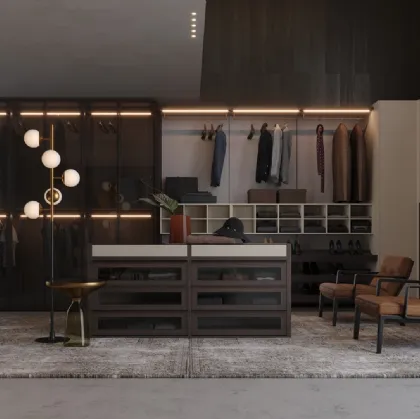 Armadio con ante battenti Open di Giessegi