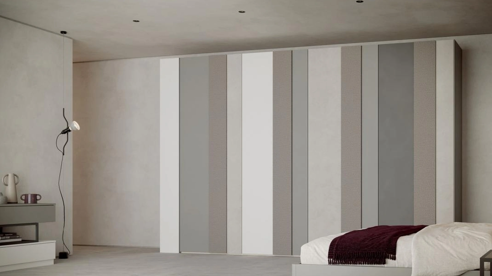 Armadio con ante battenti in nobilitato varie finiture Uno di Giessegi