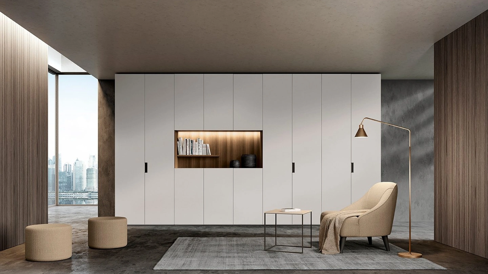 Armadio con ante battenti Golf W05 di Colombini Casa