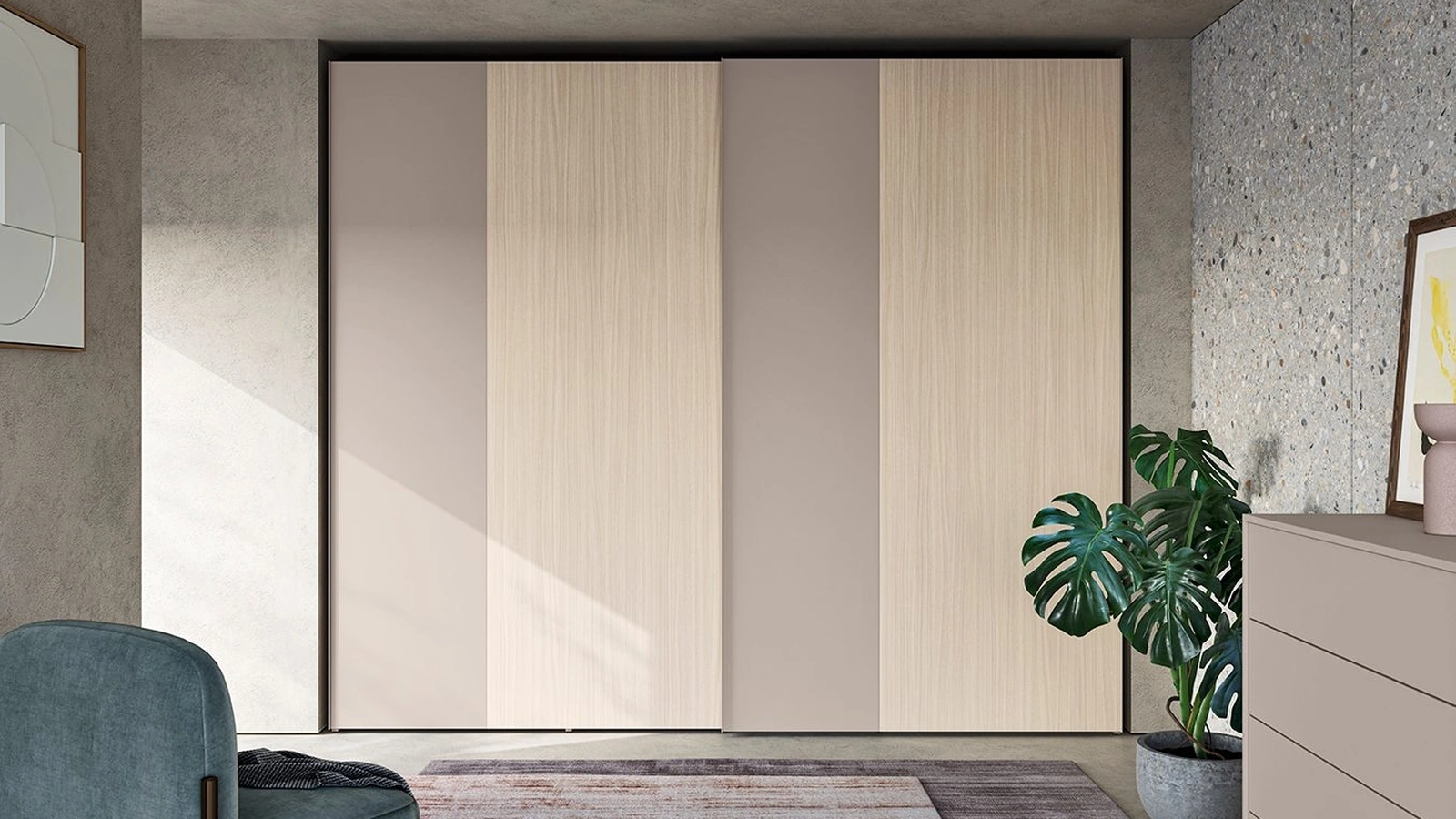 Armadio su misura con ante scorrevoli Golf W15 di Colombini Casa