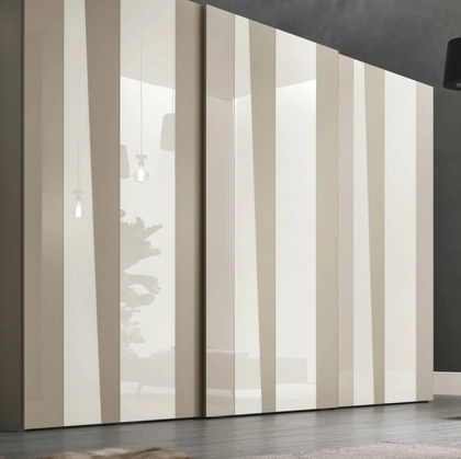 Armadio in vetro con anta scorrevole Kelly di Tomasella