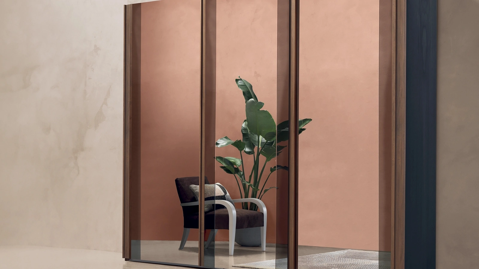 Armadio con ante scorrevoli Rugiada di Le Fablier