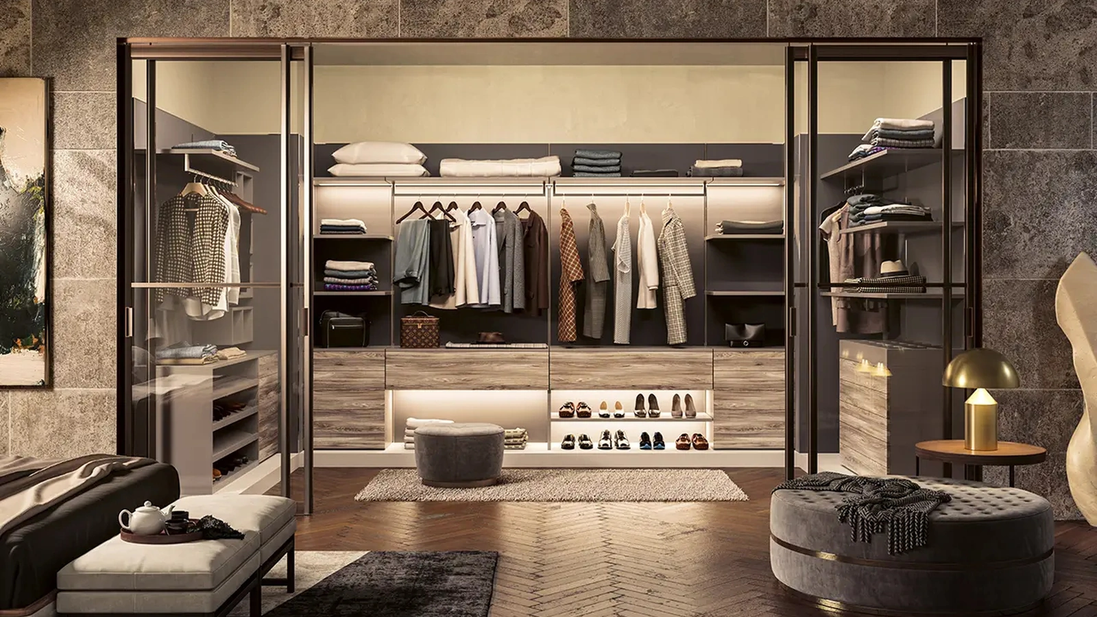 Cabina Armadio Melograno 01 di Le Fablier