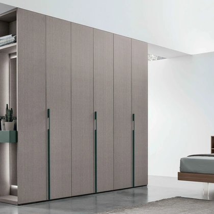 Armadio Vano a giorno terminale in materico Alpaca di Tomasella