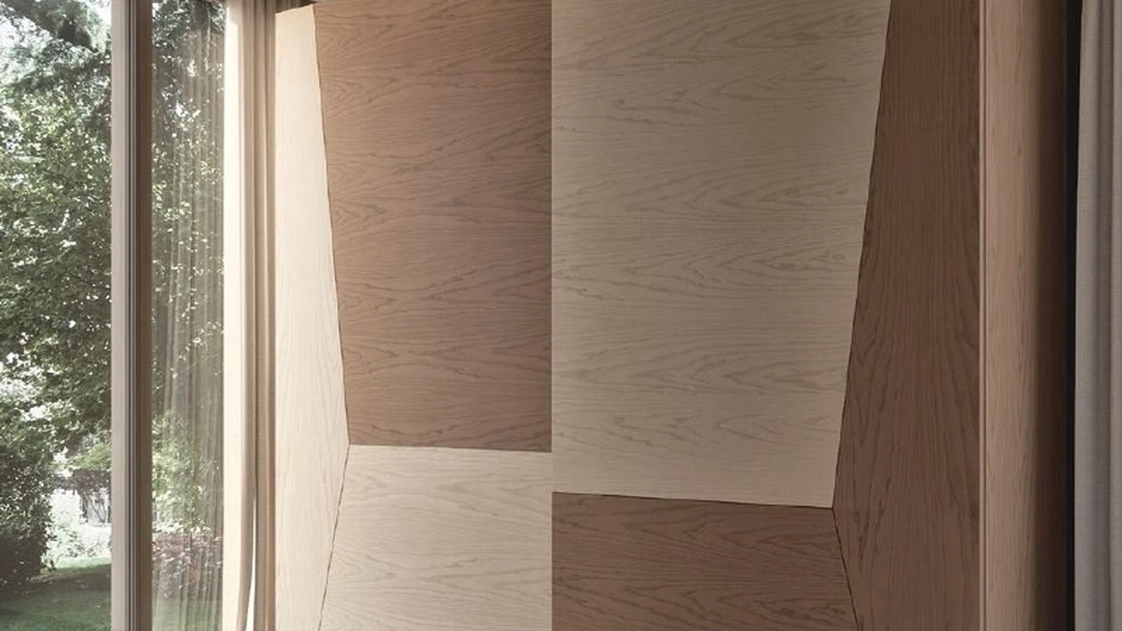 Armadio con ante scorrevoli Trend Style TR2426 in Frassino di Imba Srl