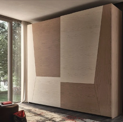 Armadio con ante scorrevoli Trend Style TR2426 in Frassino di Imba Srl