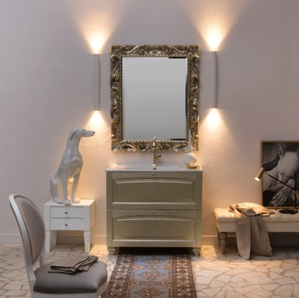 Mobile Bagno da appoggio in frassino laccato ACANTHIS AC21 di Compab