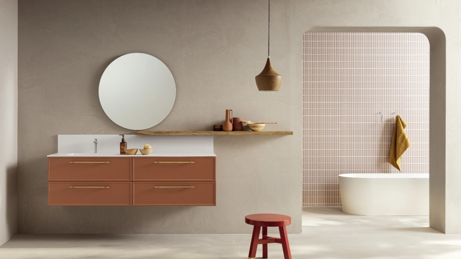 Mobile da Bagno sospeso PICTA PC07 di Compab