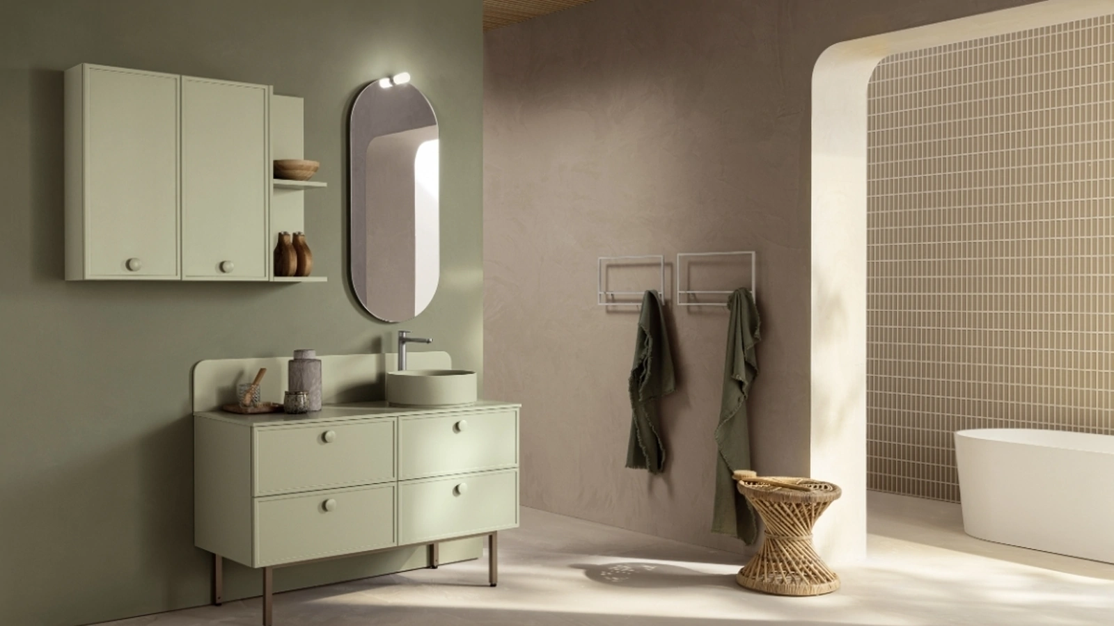 Mobile da Bagno a terra PICTA PC09 di Compab