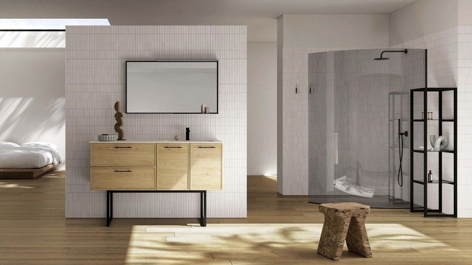 Mobile da Bagno a terra TABULA TB08 di Compab