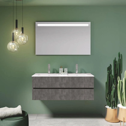 Mobile da Bagno sospeso in laminato Up & Down 06 di Puntotre