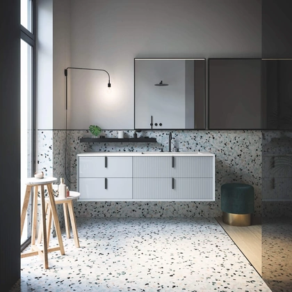 Mobile da Bagno sospeso laccato opaco Vertigo 10 di Puntotre