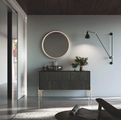 Mobile da Bagno a terra in polimerico finitura effetto legno Vertigo 11 di Puntotre