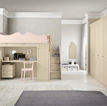 Cameretta a soppalco Arcadia AC020 di Colombini Casa