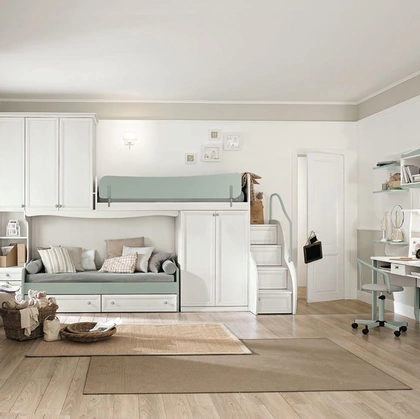 Cameretta a soppalco Arcadia AC022 di Colombini Casa