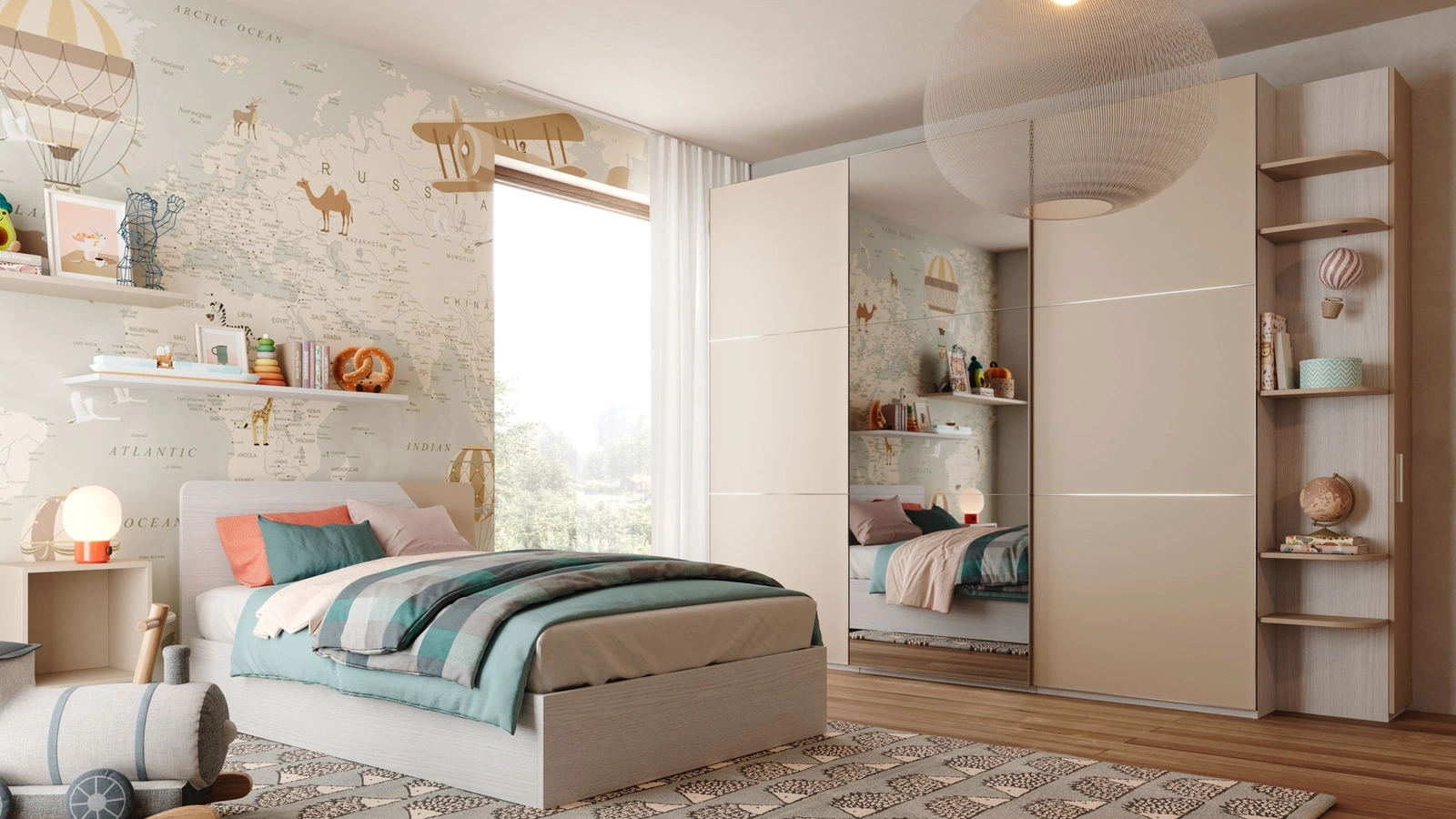 Cameretta componibile Fly CM 360 di Giessegi