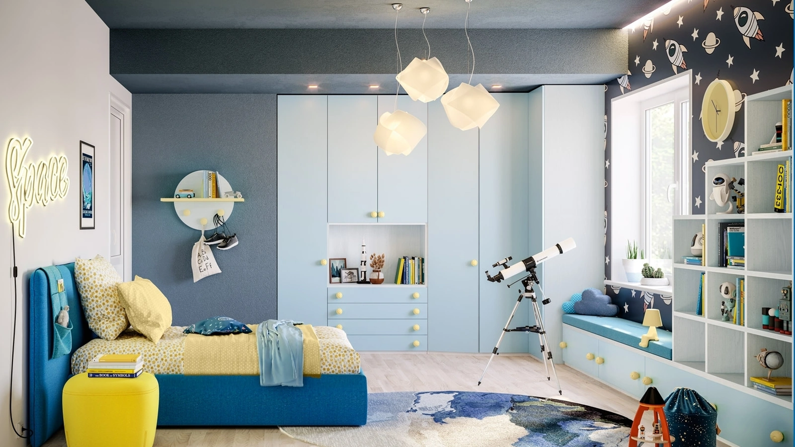 Cameretta componibile Job CM 327 di Giessegi