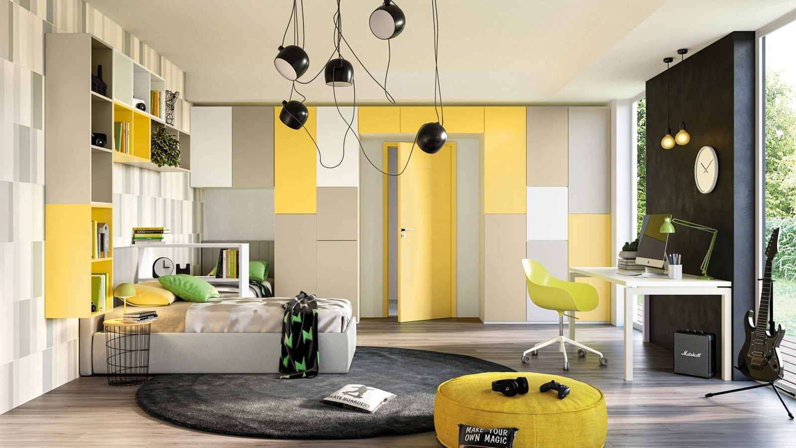 Cameretta componibile Job CM 329 di Giessegi