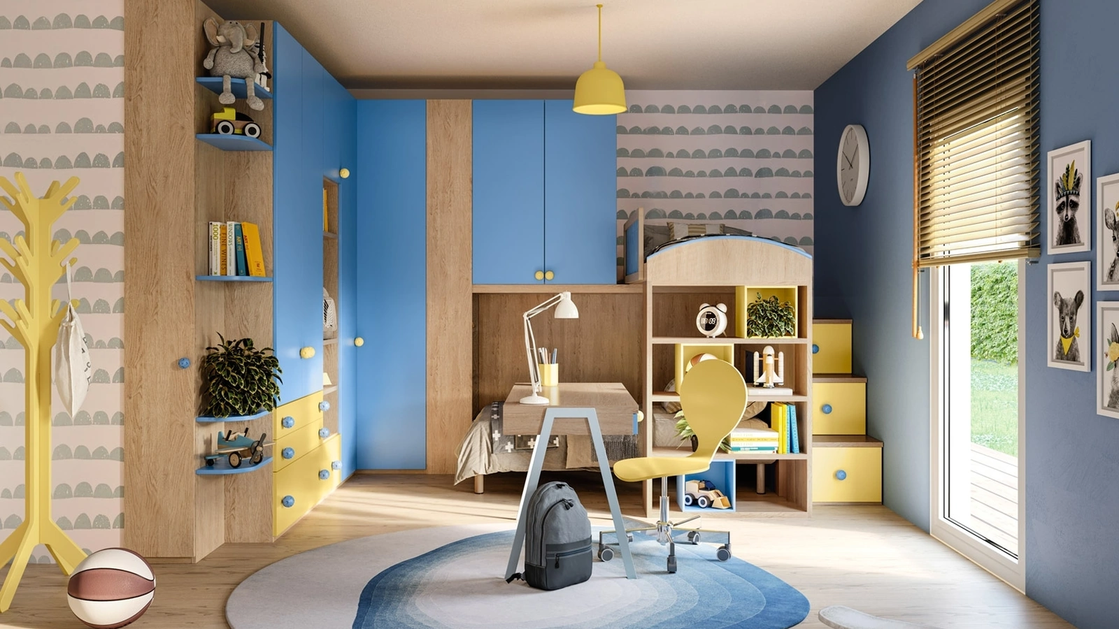 Cameretta a soppalco Job CM 337 di Giessegi