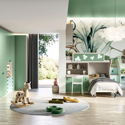 Cameretta a soppalco Job CM 325 di Giessegi