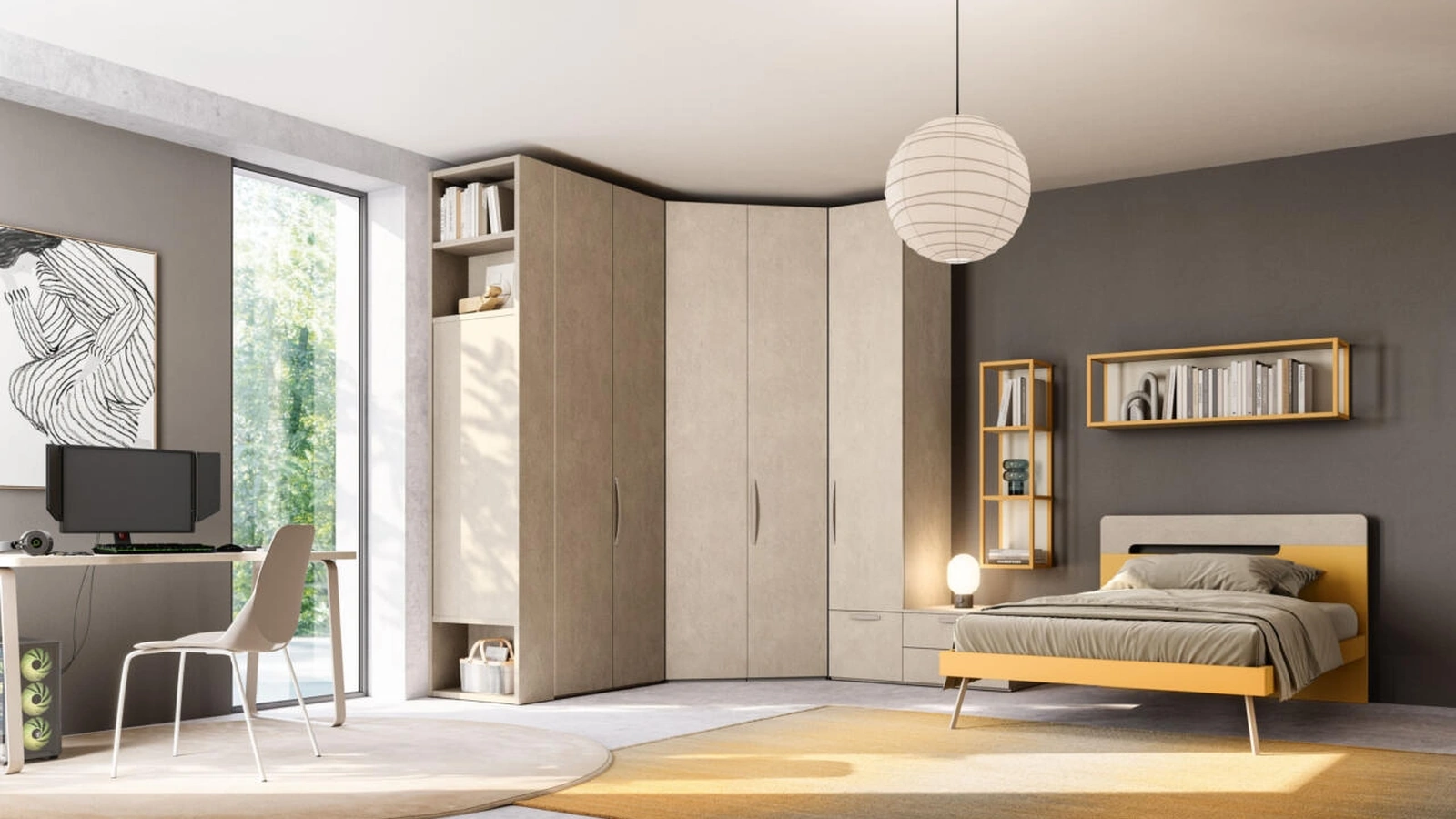 Cameretta Letto a Terra 08 di Mistral