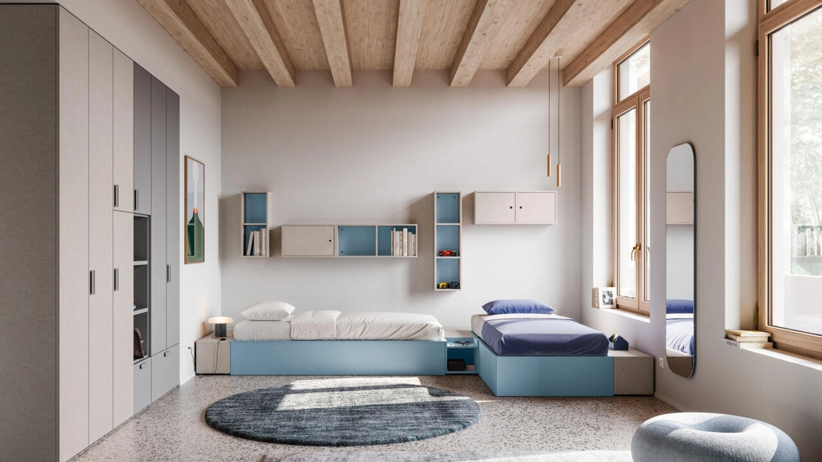 Cameretta Letto a Terra 15 di Mistral