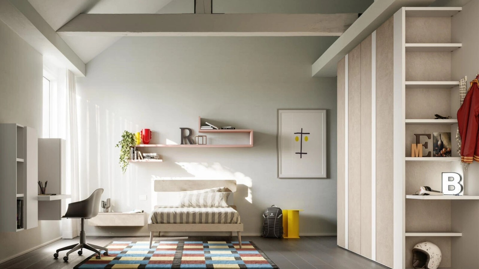 Cameretta Letto a Terra 18 di Mistral