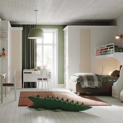 Cameretta con letti a castello Old CM 346 di Giessegi