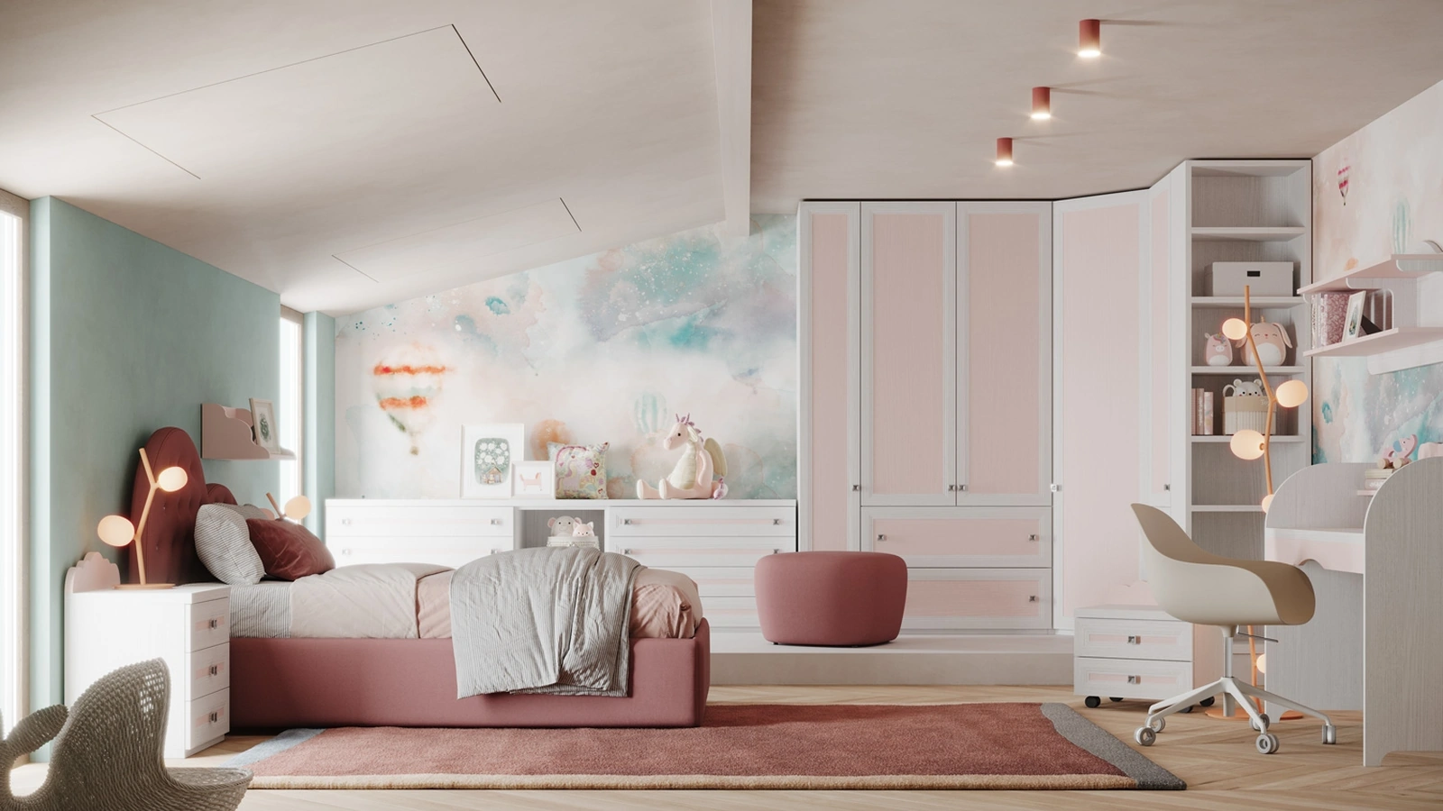 Cameretta componibile Old CM 348 di Giessegi