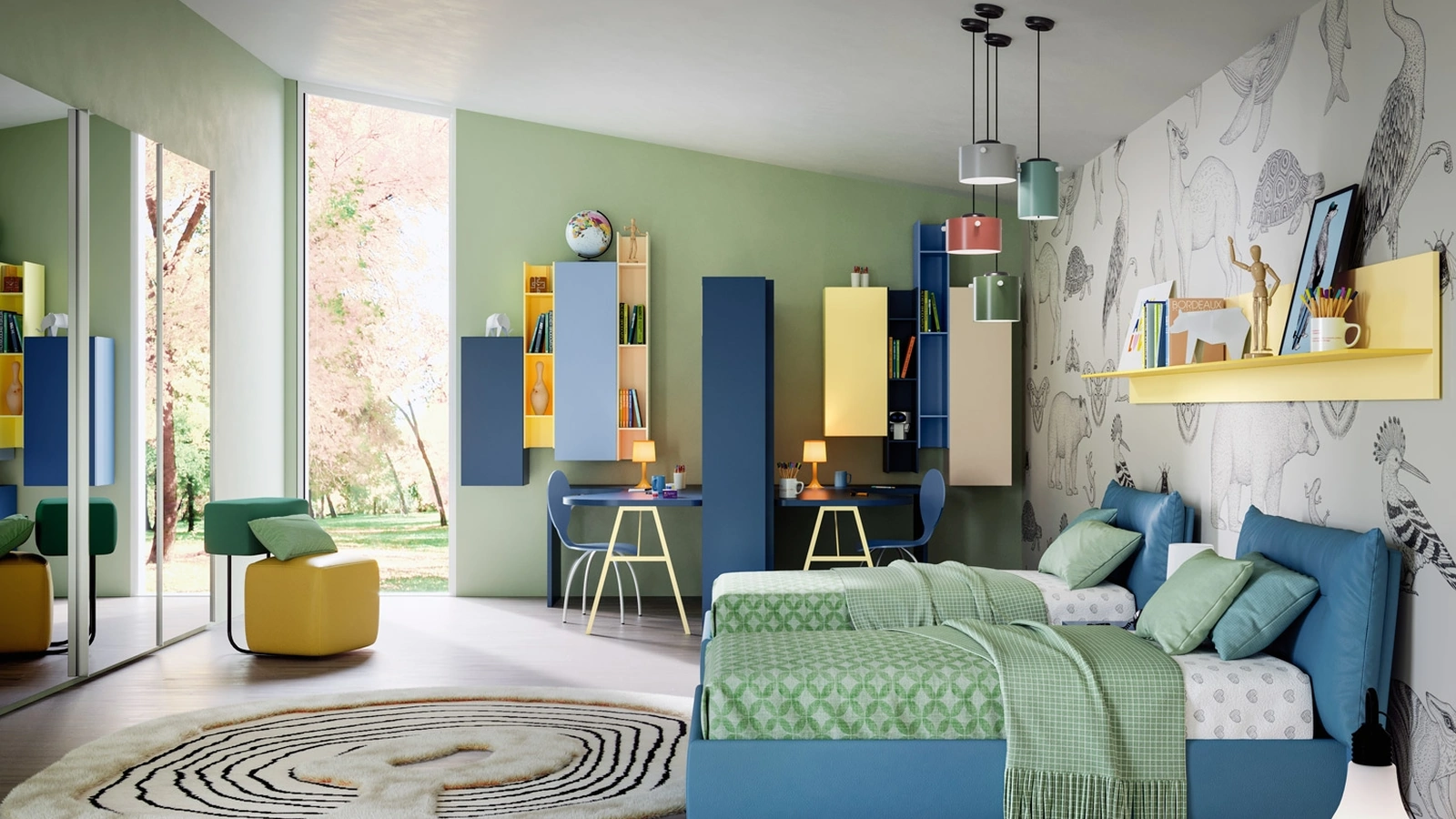 Cameretta componibile Top CM 304 di Giessegi