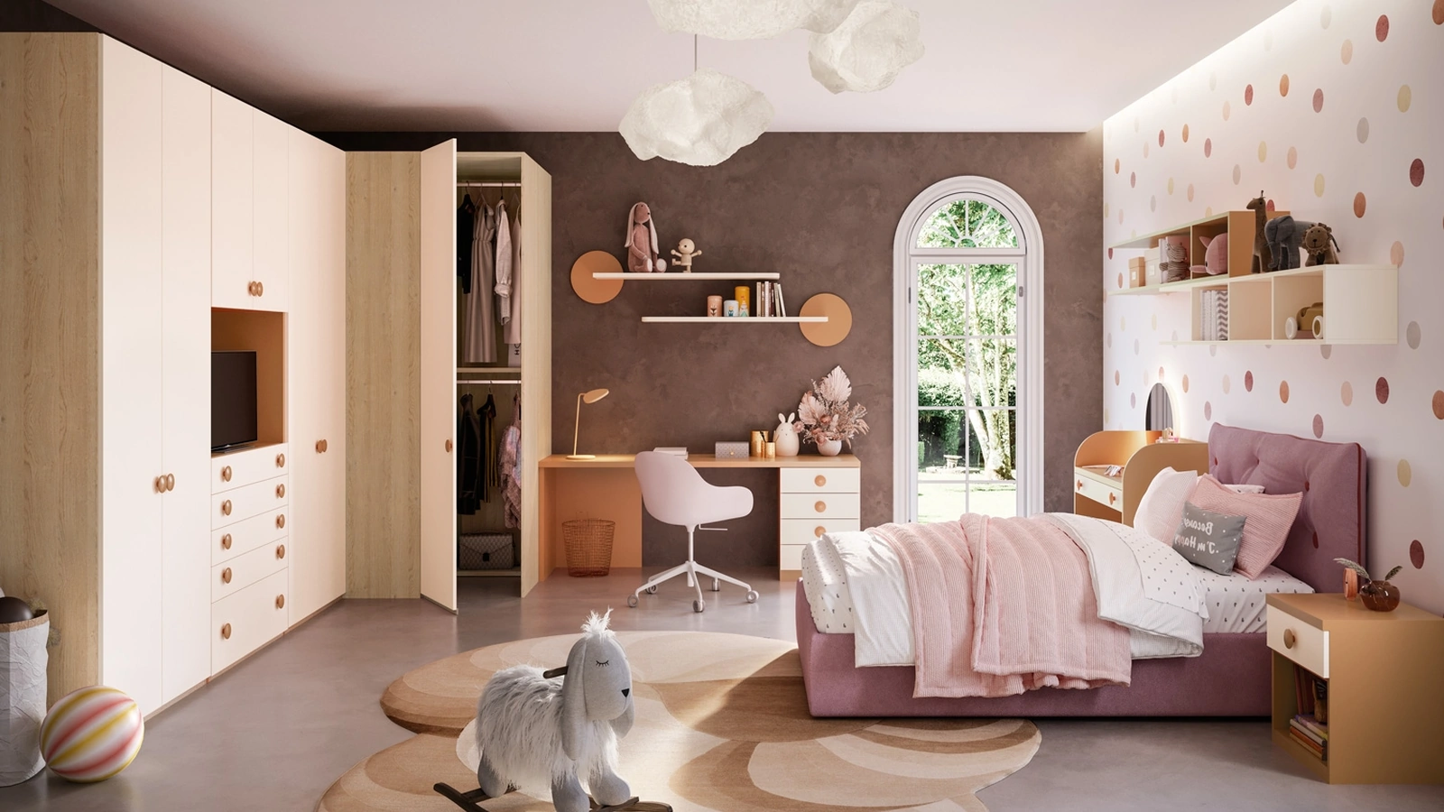 Cameretta componibile Top CM 312 di Giessegi