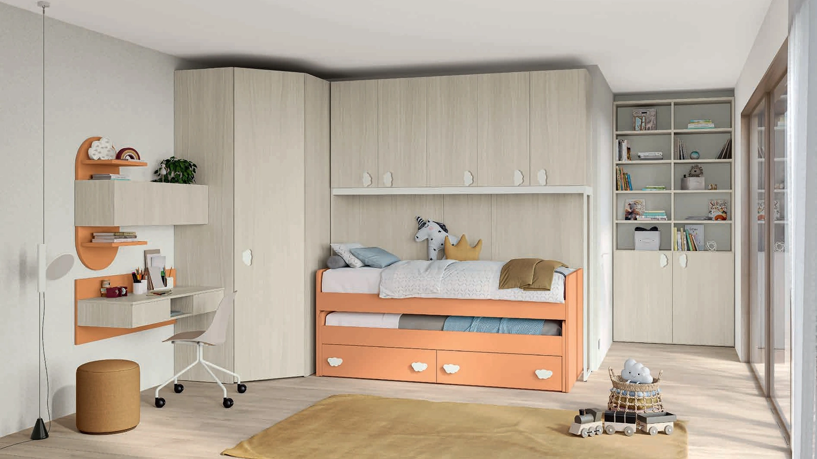 Cameretta a ponte Volo Kid C026 di Colombini Casa