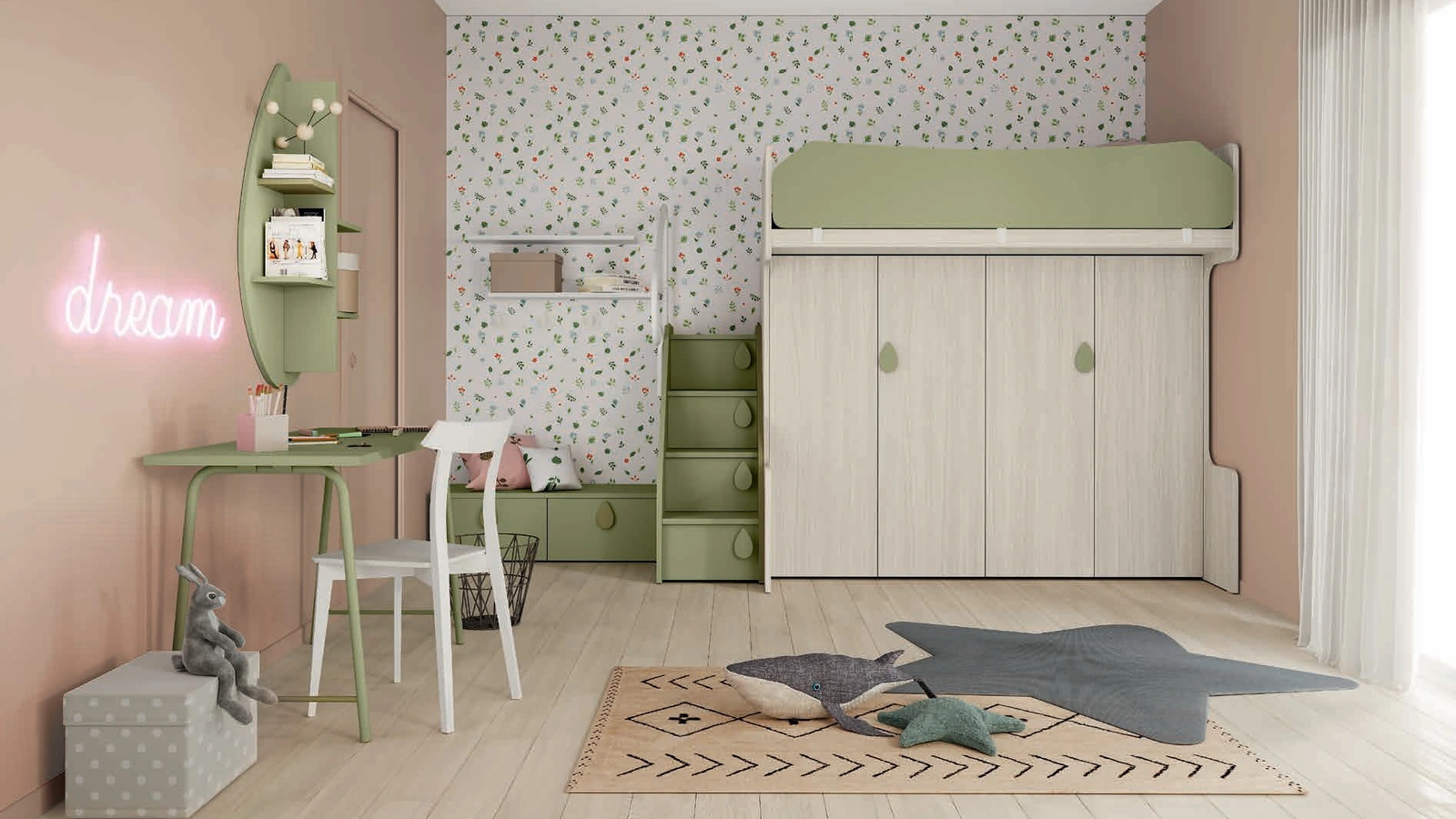 Cameretta Volo Kid C032 di Colombini Casa