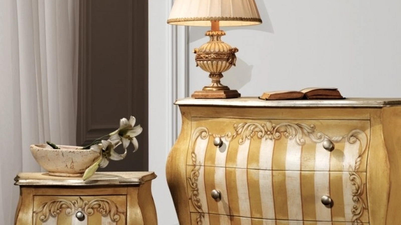 Gruppo Notte in legno Brigitte di Florentiabed