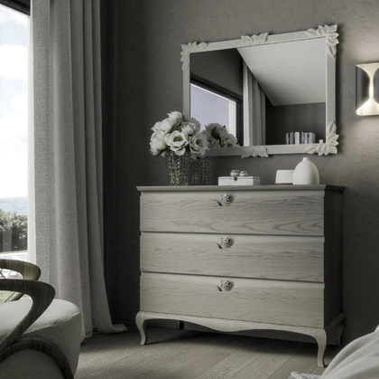 Comò in legno con 3 cassetti Fashion Project IM8146 di Imba Srl