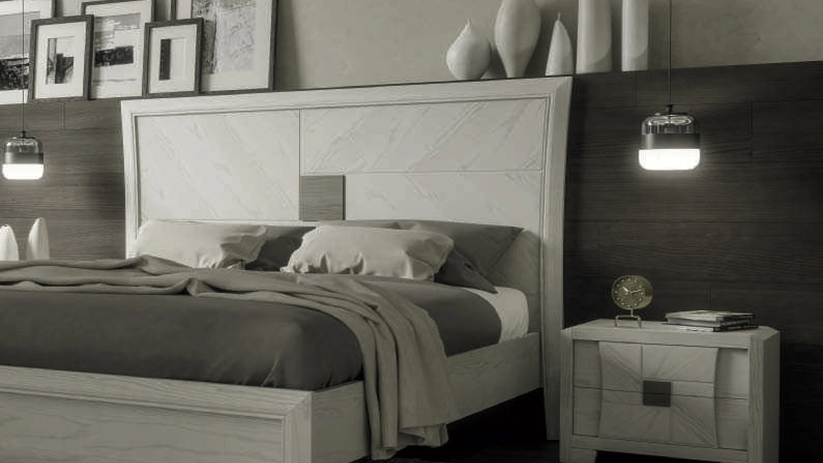 Comodino in legno Fashion Project IM8162 di Imba Srl