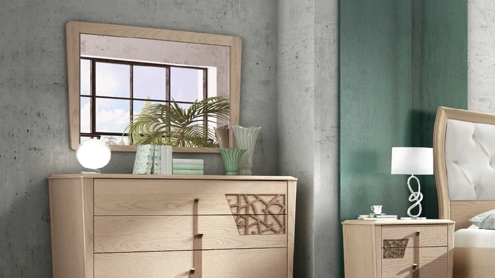 Gruppo Notte in legno Trend Style TR2460 TR2461 di Imba Srl