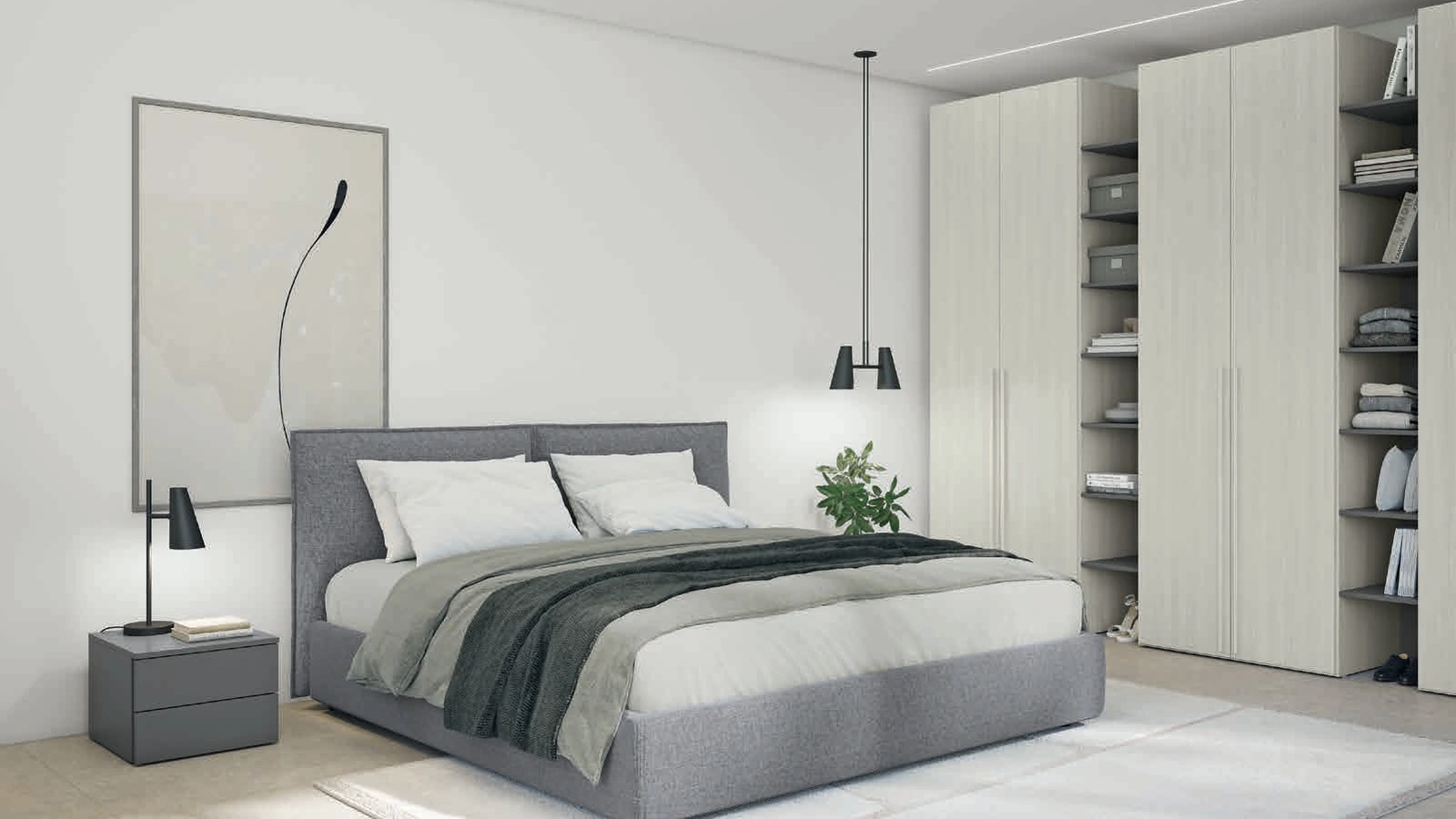 Comodino Volo Link di Colombini Casa