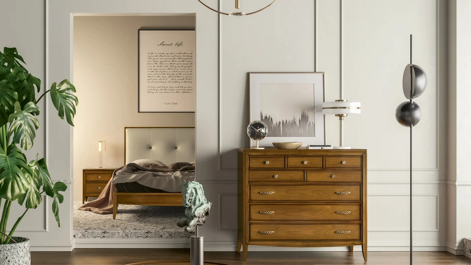 Comò classico in legno Pensiero di Le Fablier