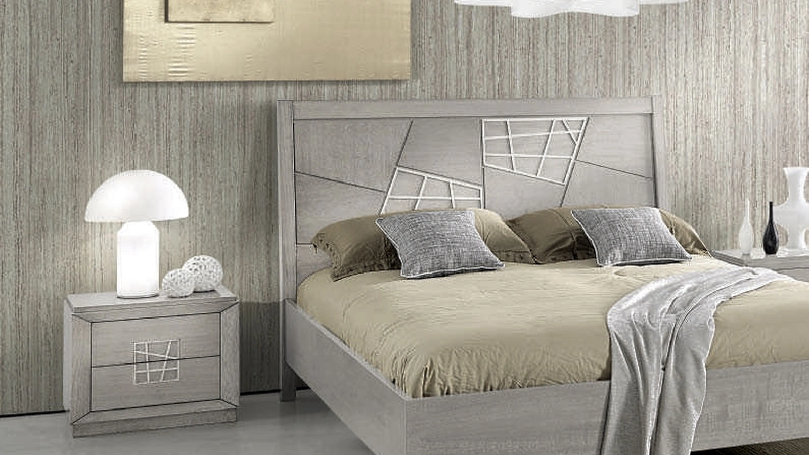 Comodino in legno Vogue Project IM8083 di Imba Srl