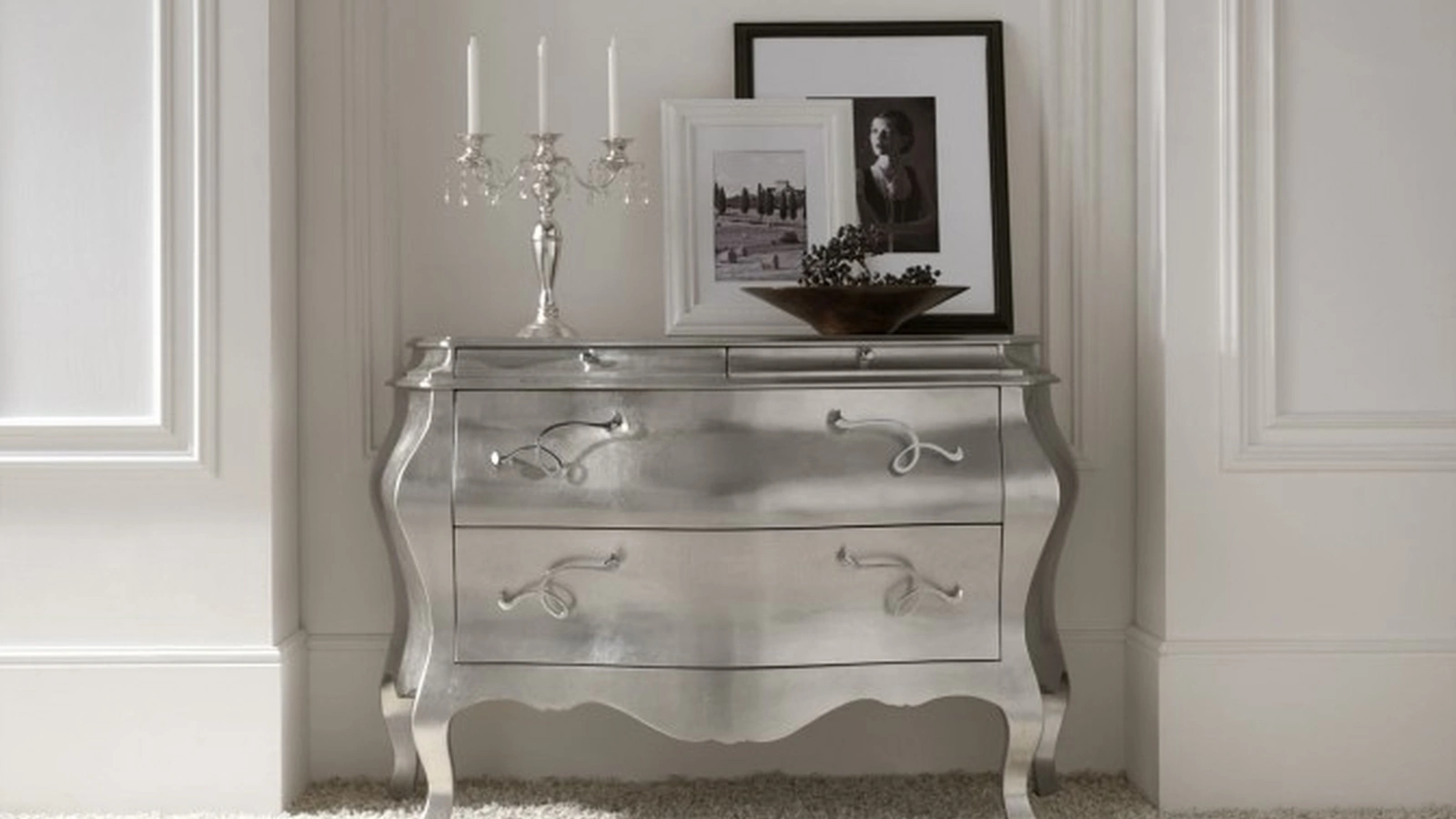 Comò Zara in legno massello laccato di Florentiabed