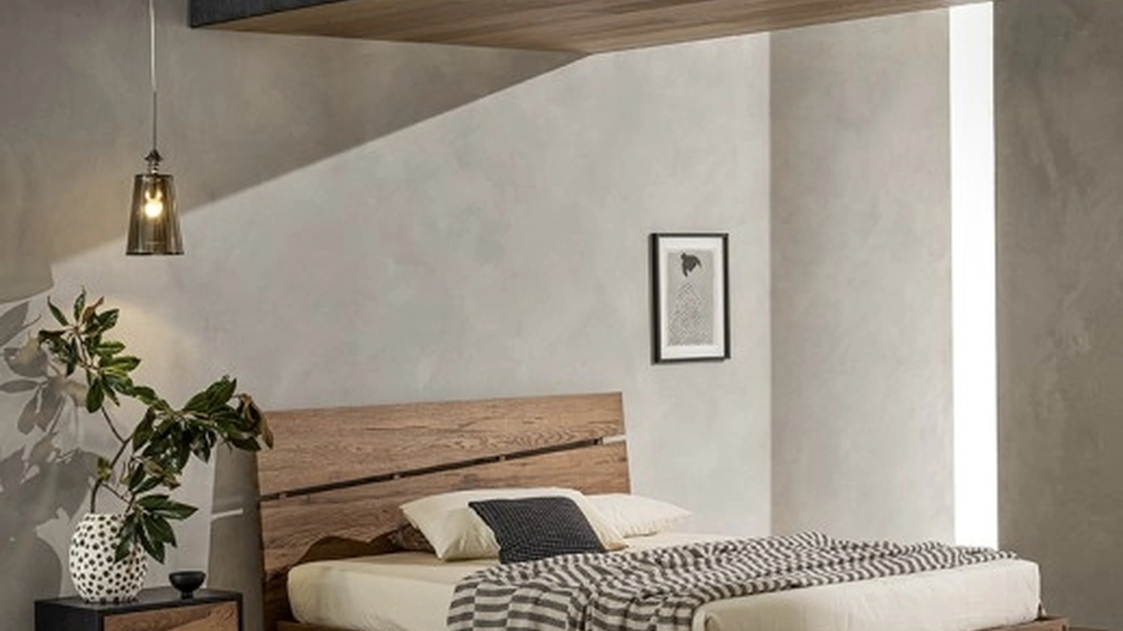 Letto Bogotà in legno di rovere di Le Fablier