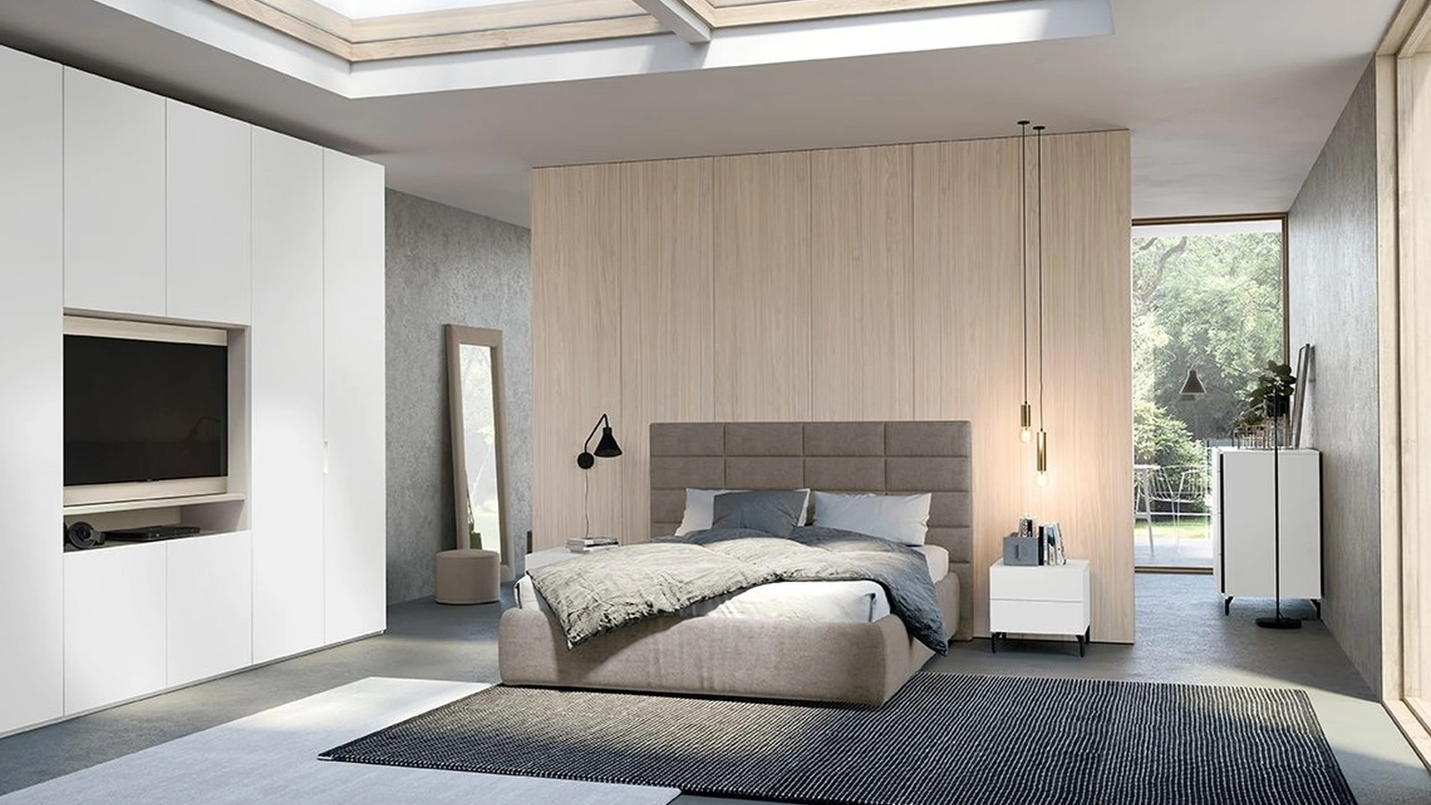 Letto con testiera Golf Time di Colombini Casa